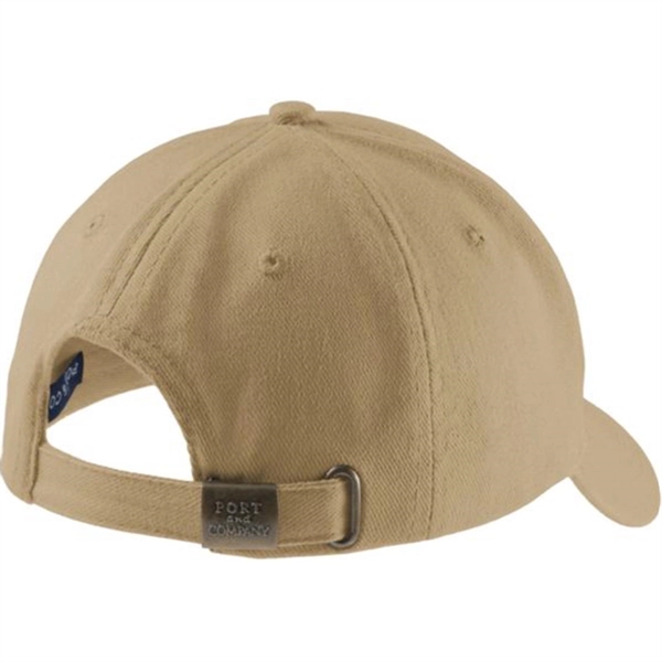 Port and Company Brushed Twill Cap - Dark/All - Port and Company Brushed Twill Cap - Dark/All - Image 7 of 13