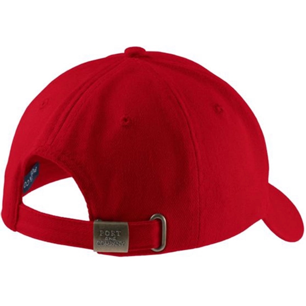 Port and Company Brushed Twill Cap - Dark/All - Port and Company Brushed Twill Cap - Dark/All - Image 11 of 13