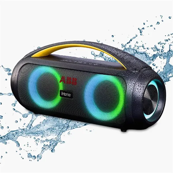 IHome Bluetooth Boombox Speaker with FM Radio - IHome Bluetooth Boombox Speaker with FM Radio - Image 4 of 6