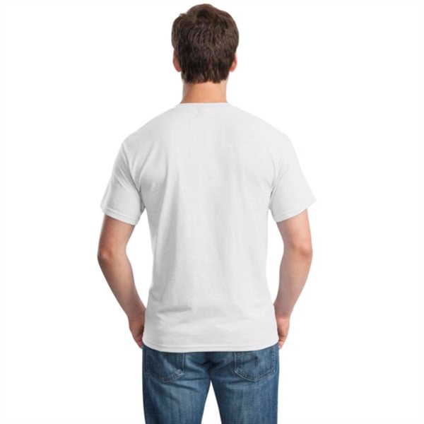 Gildan DryBlend 50 Cotton/50 Poly T-Shirt - White - Gildan DryBlend 50 Cotton/50 Poly T-Shirt - White - Image 2 of 2