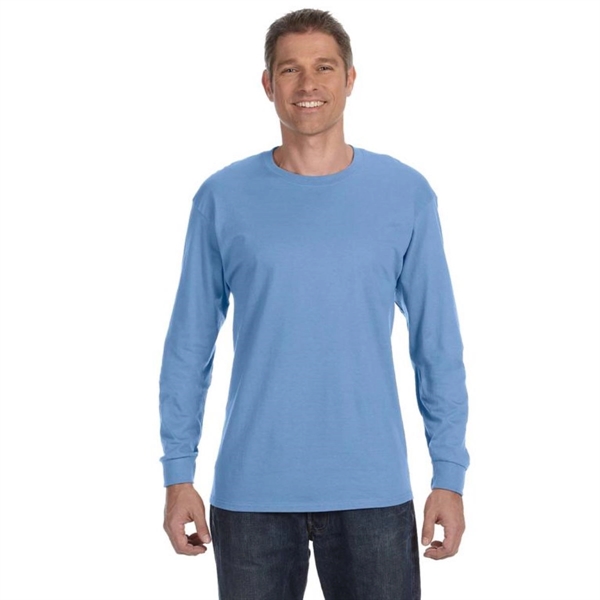 Gildan Heavyweight Cotton Long Sleeve Tee - Dark/Color - Gildan Heavyweight Cotton Long Sleeve Tee - Dark/Color - Image 14 of 14