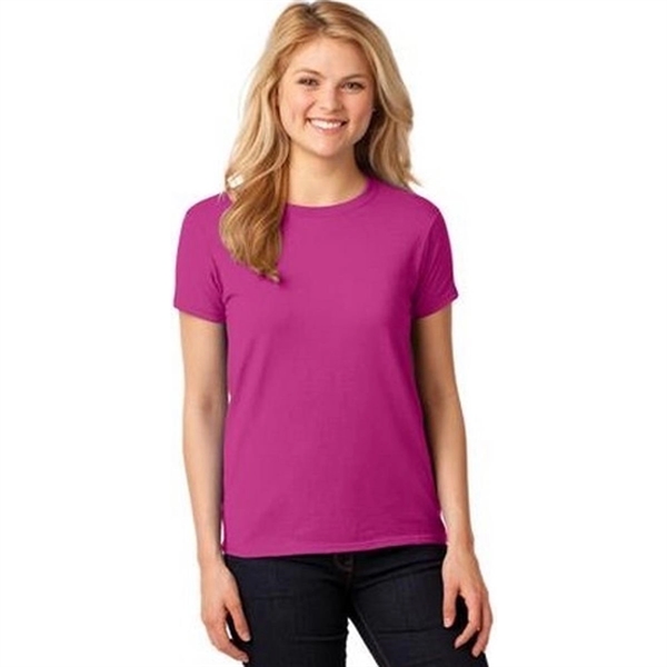 Gildan Ladies Heavy Cotton 100%  T-Shirt - Dark/Colors - Gildan Ladies Heavy Cotton 100%  T-Shirt - Dark/Colors - Image 2 of 11