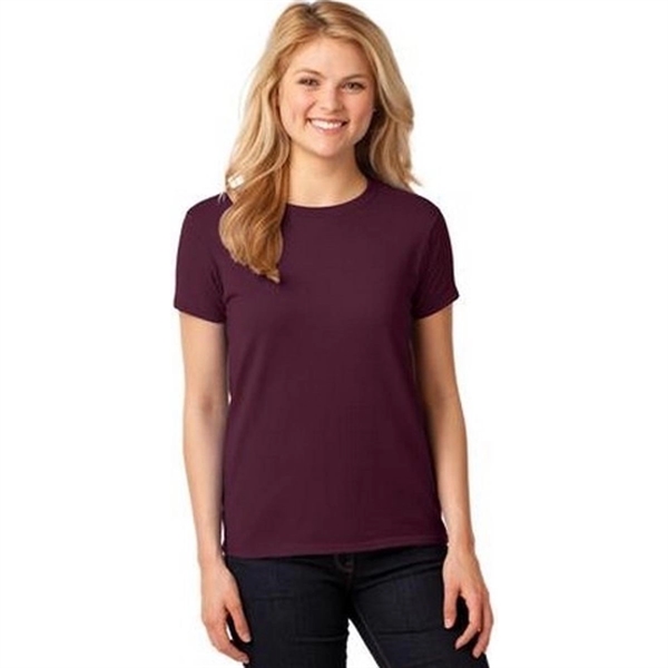 Gildan Ladies Heavy Cotton 100%  T-Shirt - Dark/Colors - Gildan Ladies Heavy Cotton 100%  T-Shirt - Dark/Colors - Image 3 of 11