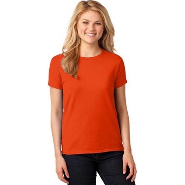 Gildan Ladies Heavy Cotton 100%  T-Shirt - Dark/Colors - Gildan Ladies Heavy Cotton 100%  T-Shirt - Dark/Colors - Image 5 of 11