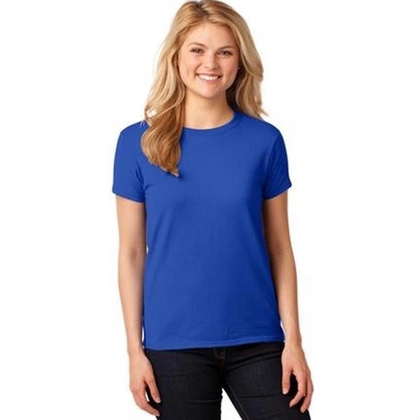 Gildan Ladies Heavy Cotton 100%  T-Shirt - Dark/Colors - Gildan Ladies Heavy Cotton 100%  T-Shirt - Dark/Colors - Image 8 of 11