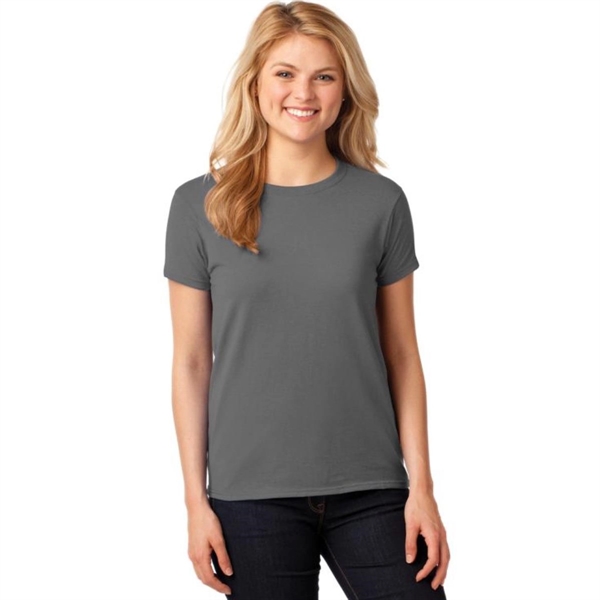 Gildan Ladies Heavy Cotton 100%  T-Shirt - Dark/Colors - Gildan Ladies Heavy Cotton 100%  T-Shirt - Dark/Colors - Image 11 of 11