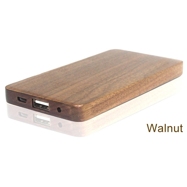 Rectangle Wooden Power Bank - Rectangle Wooden Power Bank - Image 0 of 5