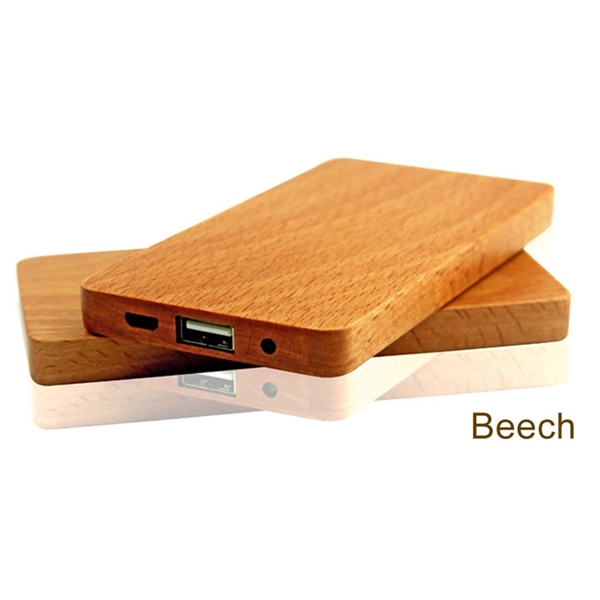 Rectangle Wooden Power Bank - Rectangle Wooden Power Bank - Image 1 of 5