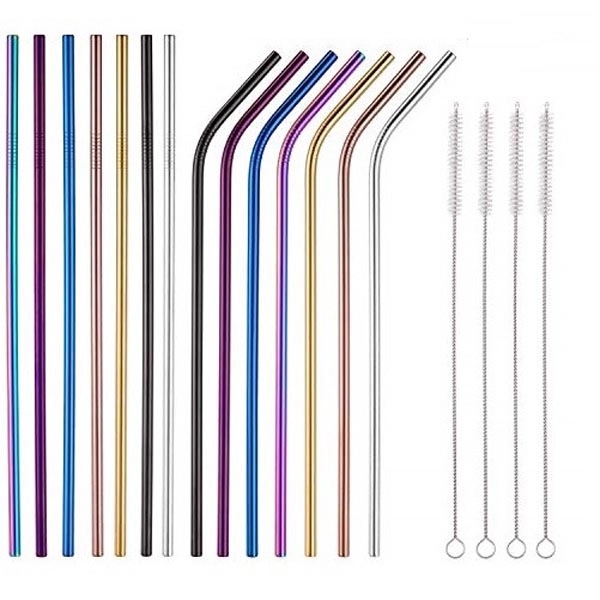 Single Stainless Steel Straw - Bent (6mm) - Single Stainless Steel Straw - Bent (6mm) - Image 0 of 0