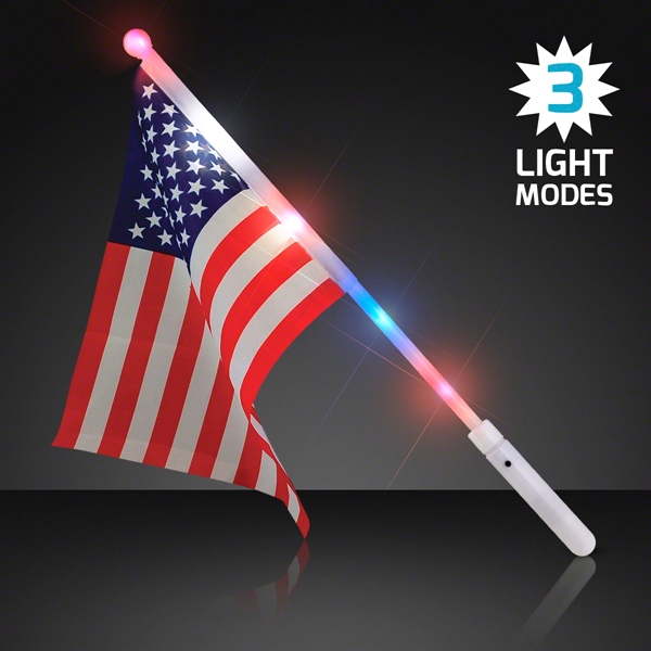 Light Up American Flags - Light Up American Flags - Image 1 of 3