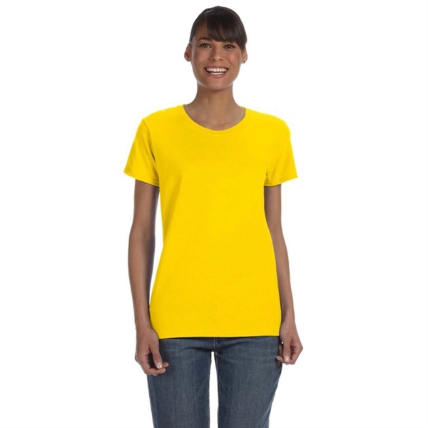 Gildan Ladies' 5.3 oz. Heavy Cotton Missy Fit T-Shirt - Gildan Ladies' 5.3 oz. Heavy Cotton Missy Fit T-Shirt - Image 3 of 44