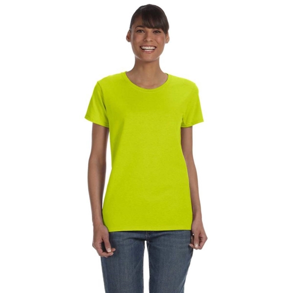 Gildan Ladies' 5.3 oz. Heavy Cotton Missy Fit T-Shirt - Gildan Ladies' 5.3 oz. Heavy Cotton Missy Fit T-Shirt - Image 6 of 44