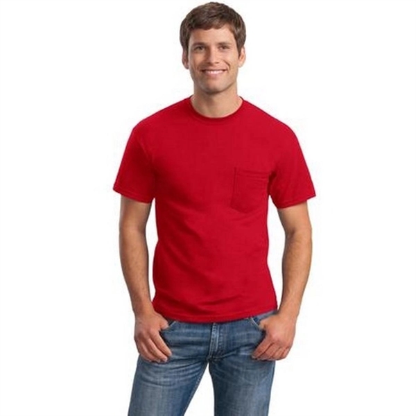 Gildan Ultra 100% Cotton T-Shirt with Pocket - Gildan Ultra 100% Cotton T-Shirt with Pocket - Image 7 of 14