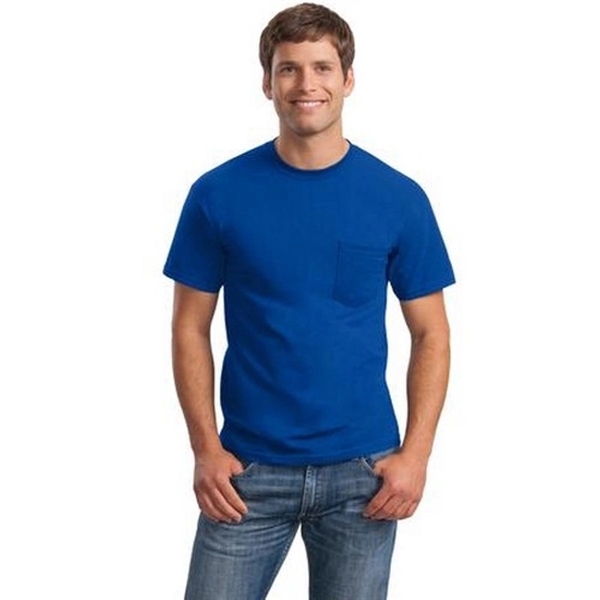 Gildan Ultra 100% Cotton T-Shirt with Pocket - Gildan Ultra 100% Cotton T-Shirt with Pocket - Image 8 of 14