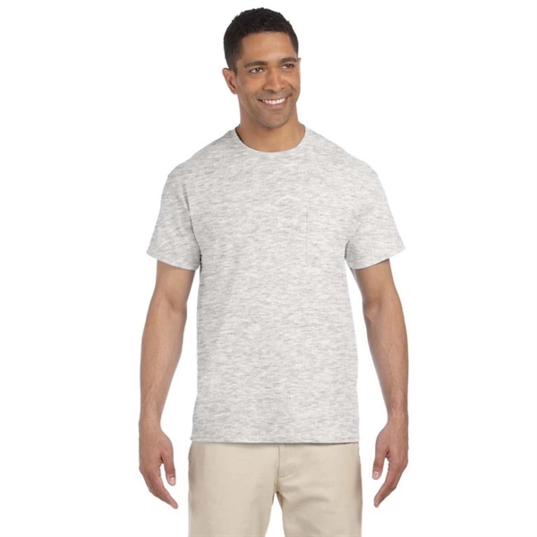 Gildan Ultra Cotton Pocket Tee - Light/Heather - Gildan Ultra Cotton Pocket Tee - Light/Heather - Image 2 of 3