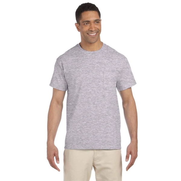 Gildan Ultra Cotton Pocket Tee - Light/Heather - Gildan Ultra Cotton Pocket Tee - Light/Heather - Image 3 of 3