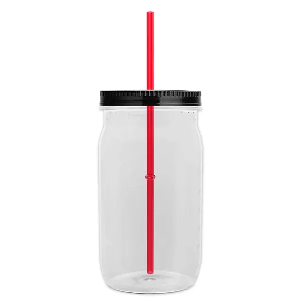Garyline® Tritan® Mason Jar with Lid and Straw - 27 oz. - Garyline® Tritan® Mason Jar with Lid and Straw - 27 oz. - Image 5 of 158