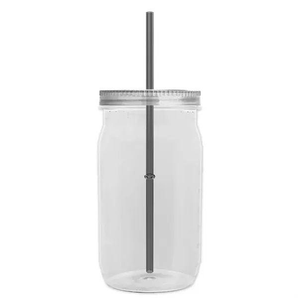 Garyline® Tritan® Mason Jar with Lid and Straw - 27 oz. - Garyline® Tritan® Mason Jar with Lid and Straw - 27 oz. - Image 8 of 158