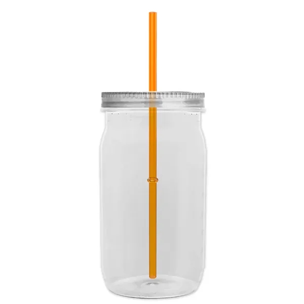 Garyline® Tritan® Mason Jar with Lid and Straw - 27 oz. - Garyline® Tritan® Mason Jar with Lid and Straw - 27 oz. - Image 11 of 158