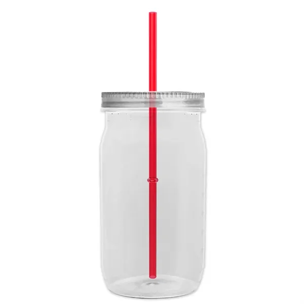 Garyline® Tritan® Mason Jar with Lid and Straw - 27 oz. - Garyline® Tritan® Mason Jar with Lid and Straw - 27 oz. - Image 12 of 158