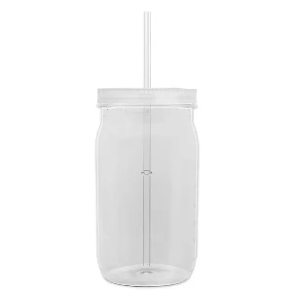 Garyline® Tritan® Mason Jar with Lid and Straw - 27 oz. - Garyline® Tritan® Mason Jar with Lid and Straw - 27 oz. - Image 14 of 158