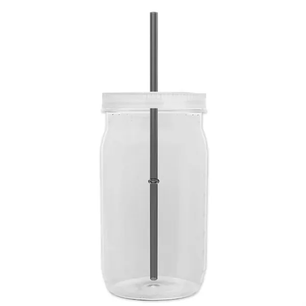 Garyline® Tritan® Mason Jar with Lid and Straw - 27 oz. - Garyline® Tritan® Mason Jar with Lid and Straw - 27 oz. - Image 15 of 158
