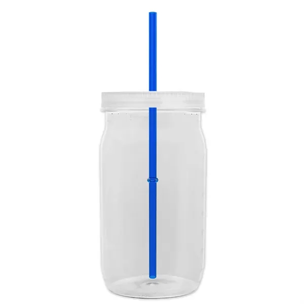 Garyline® Tritan® Mason Jar with Lid and Straw - 27 oz. - Garyline® Tritan® Mason Jar with Lid and Straw - 27 oz. - Image 16 of 158