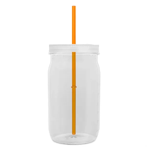 Garyline® Tritan® Mason Jar with Lid and Straw - 27 oz. - Garyline® Tritan® Mason Jar with Lid and Straw - 27 oz. - Image 18 of 158