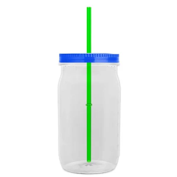 Garyline® Tritan® Mason Jar with Lid and Straw - 27 oz. - Garyline® Tritan® Mason Jar with Lid and Straw - 27 oz. - Image 24 of 158