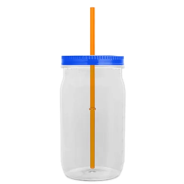 Garyline® Tritan® Mason Jar with Lid and Straw - 27 oz. - Garyline® Tritan® Mason Jar with Lid and Straw - 27 oz. - Image 25 of 158