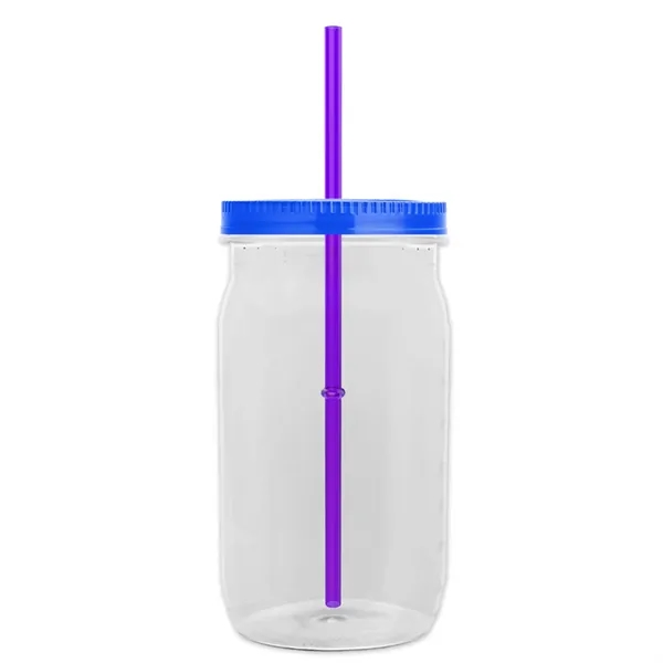Garyline® Tritan® Mason Jar with Lid and Straw - 27 oz. - Garyline® Tritan® Mason Jar with Lid and Straw - 27 oz. - Image 27 of 158