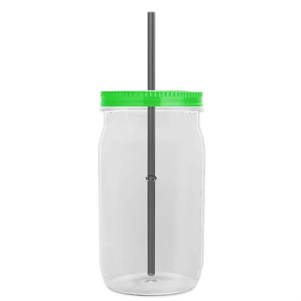 Garyline® Tritan® Mason Jar with Lid and Straw - 27 oz. - Garyline® Tritan® Mason Jar with Lid and Straw - 27 oz. - Image 29 of 158