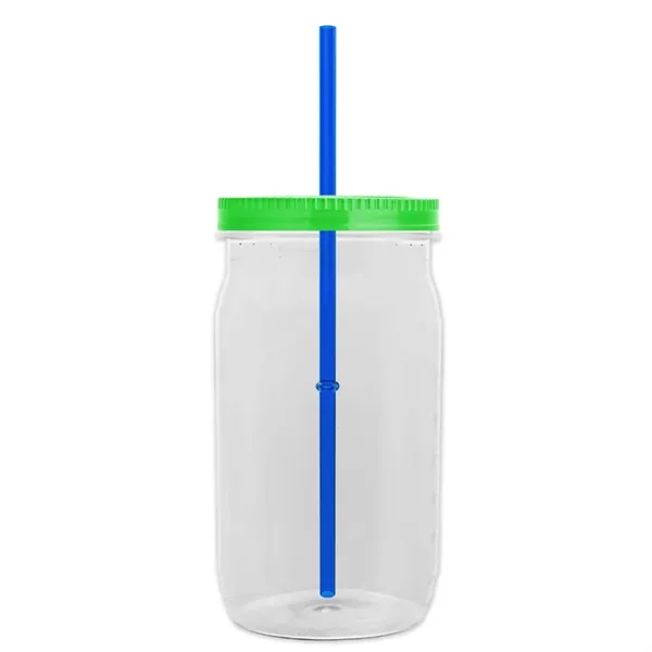 Garyline® Tritan® Mason Jar with Lid and Straw - 27 oz. - Garyline® Tritan® Mason Jar with Lid and Straw - 27 oz. - Image 30 of 158