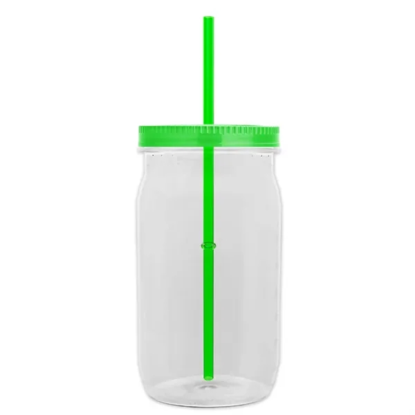 Garyline® Tritan® Mason Jar with Lid and Straw - 27 oz. - Garyline® Tritan® Mason Jar with Lid and Straw - 27 oz. - Image 31 of 158