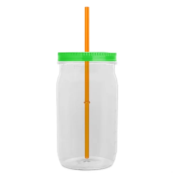 Garyline® Tritan® Mason Jar with Lid and Straw - 27 oz. - Garyline® Tritan® Mason Jar with Lid and Straw - 27 oz. - Image 32 of 158
