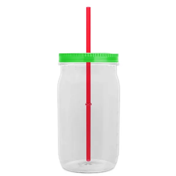 Garyline® Tritan® Mason Jar with Lid and Straw - 27 oz. - Garyline® Tritan® Mason Jar with Lid and Straw - 27 oz. - Image 33 of 158