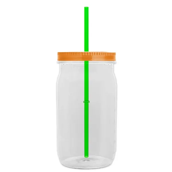 Garyline® Tritan® Mason Jar with Lid and Straw - 27 oz. - Garyline® Tritan® Mason Jar with Lid and Straw - 27 oz. - Image 38 of 158
