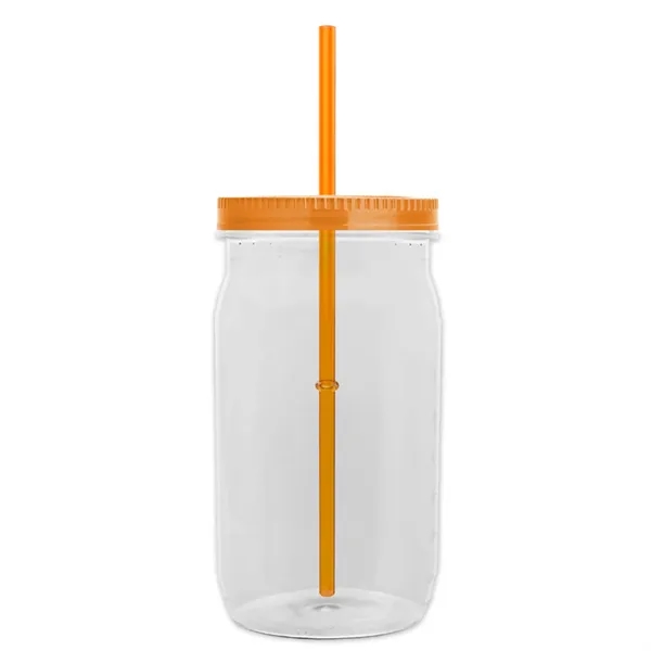 Garyline® Tritan® Mason Jar with Lid and Straw - 27 oz. - Garyline® Tritan® Mason Jar with Lid and Straw - 27 oz. - Image 39 of 158