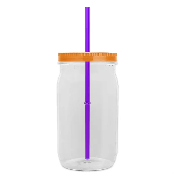 Garyline® Tritan® Mason Jar with Lid and Straw - 27 oz. - Garyline® Tritan® Mason Jar with Lid and Straw - 27 oz. - Image 41 of 158
