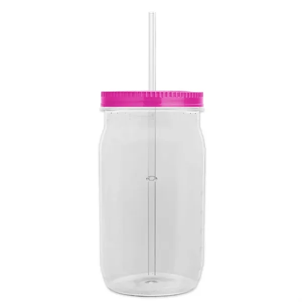 Garyline® Tritan® Mason Jar with Lid and Straw - 27 oz. - Garyline® Tritan® Mason Jar with Lid and Straw - 27 oz. - Image 42 of 158