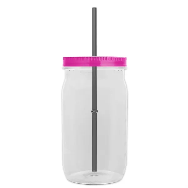 Garyline® Tritan® Mason Jar with Lid and Straw - 27 oz. - Garyline® Tritan® Mason Jar with Lid and Straw - 27 oz. - Image 43 of 158