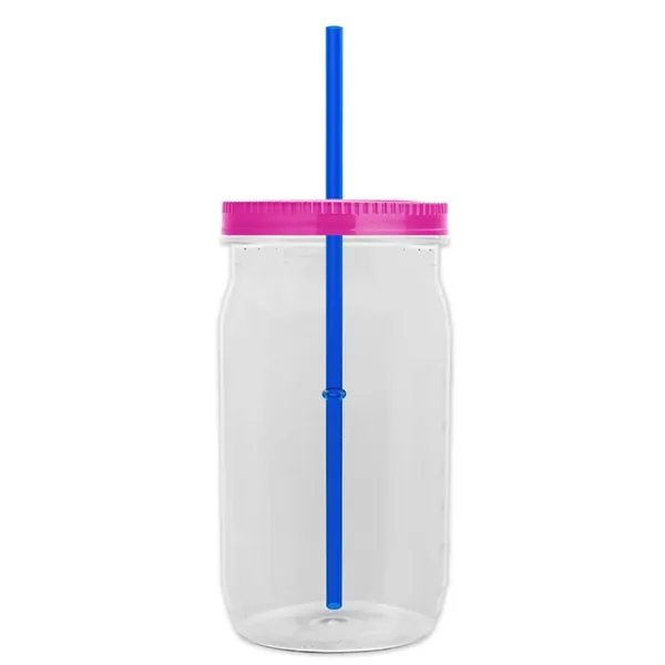 Garyline® Tritan® Mason Jar with Lid and Straw - 27 oz. - Garyline® Tritan® Mason Jar with Lid and Straw - 27 oz. - Image 44 of 158