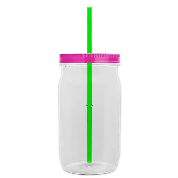 Garyline® Tritan® Mason Jar with Lid and Straw - 27 oz. - Garyline® Tritan® Mason Jar with Lid and Straw - 27 oz. - Image 45 of 158