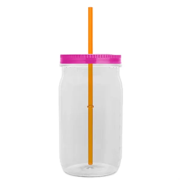 Garyline® Tritan® Mason Jar with Lid and Straw - 27 oz. - Garyline® Tritan® Mason Jar with Lid and Straw - 27 oz. - Image 46 of 158