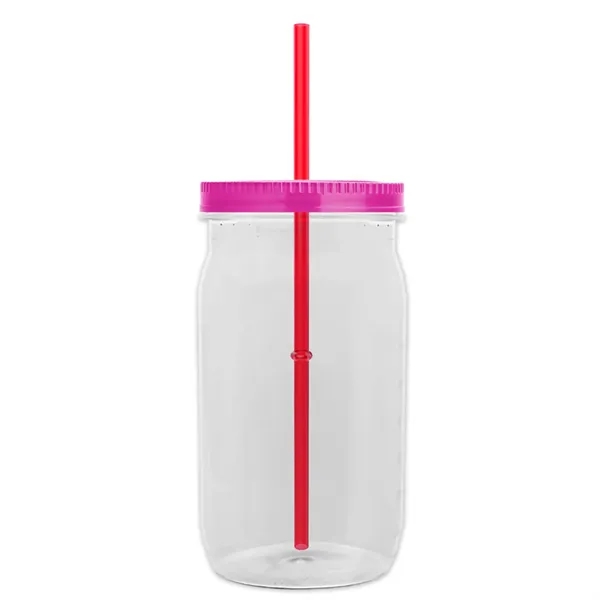 Garyline® Tritan® Mason Jar with Lid and Straw - 27 oz. - Garyline® Tritan® Mason Jar with Lid and Straw - 27 oz. - Image 47 of 158