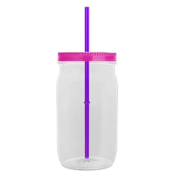 Garyline® Tritan® Mason Jar with Lid and Straw - 27 oz. - Garyline® Tritan® Mason Jar with Lid and Straw - 27 oz. - Image 48 of 158