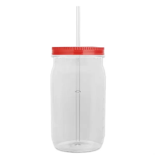 Garyline® Tritan® Mason Jar with Lid and Straw - 27 oz. - Garyline® Tritan® Mason Jar with Lid and Straw - 27 oz. - Image 49 of 158