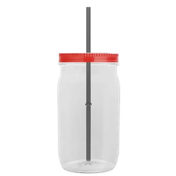 Garyline® Tritan® Mason Jar with Lid and Straw - 27 oz. - Garyline® Tritan® Mason Jar with Lid and Straw - 27 oz. - Image 50 of 158