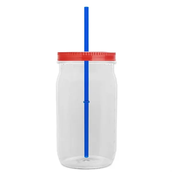 Garyline® Tritan® Mason Jar with Lid and Straw - 27 oz. - Garyline® Tritan® Mason Jar with Lid and Straw - 27 oz. - Image 51 of 158