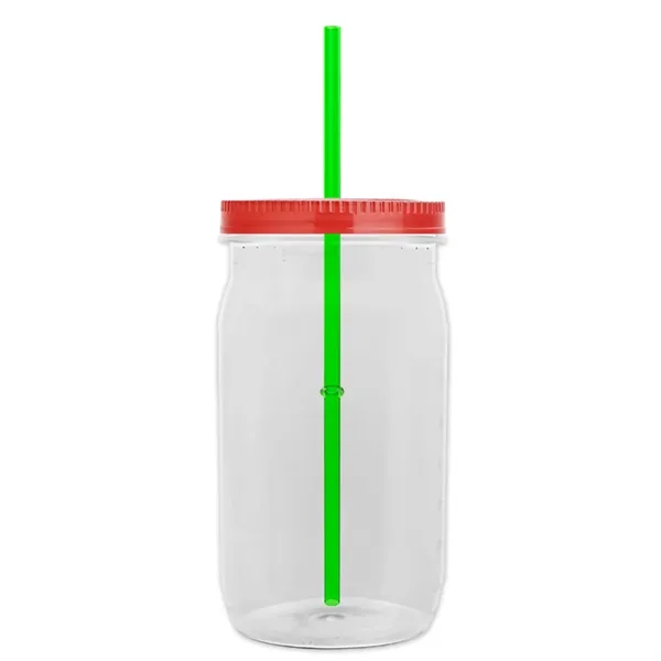 Garyline® Tritan® Mason Jar with Lid and Straw - 27 oz. - Garyline® Tritan® Mason Jar with Lid and Straw - 27 oz. - Image 52 of 158